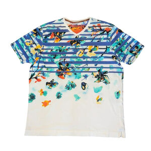 Robert Graham Women's Size XL Knowledge Wisdom Truth Floral V - Neck Shirt